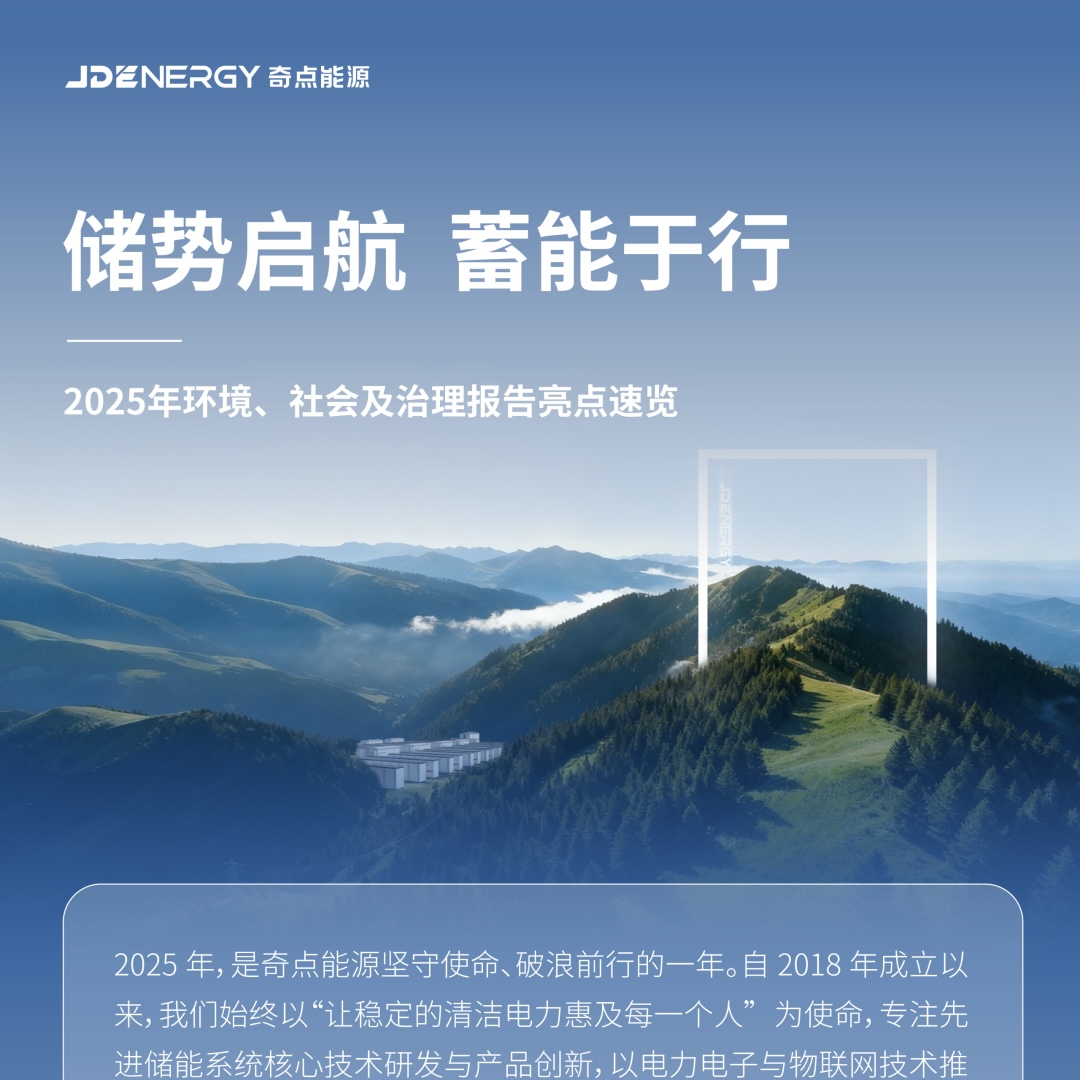 一图读懂奇点能源2025年度ESG报告